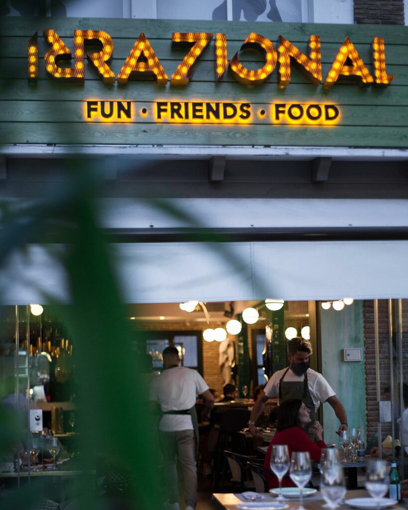 Exterior de un restaurante